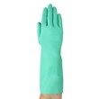 Picture of Ansell AlphaTec 37-646 Green 7 Nitrile Unsupported Unlined, 11 mil, 13" Chemical-Resistant Gloves (Main product image)