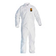 Picture of Ansell KleenGuard A40 White Large Microporous Film Laminate Disposable General Purpose Coveralls (Main product image)