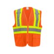 Picture of Global Glove FrogWear HV High-Visibility Orange & Yellow/Green Large Mesh Polyester High-Visibility Surveyor's Vest (Main product image)
