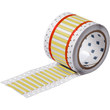 Picture of Brady PermaSleeve Yellow Heat-Shrinkable Polyolefin Thermal Transfer 2HX-094-2.3-YL Die-Cut Thermal Transfer Printer Sleeves (Main product image)