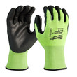 Picture of Milwaukee SMARTWIPE High Visibility Yellow Small Polyurethane Full Fingered Cut-Resistant Glove (Main product image)
