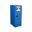Picture of Justrite Sure-Grip EX Deep Slimline 54 gal Royal Blue Steel Hazardous Material Storage Cabinet (Main product image)