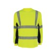 Picture of Global Glove FrogWear GLO-225LS Lime Large Mesh/Microfiber High-Visibility Reflective Shirt (Main product image)