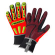 Picture of West Chester R2 Safety 86718 Orange Medium Synthetic Leather Full Fingered Cold Condition Gloves (Main product image)