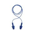 Picture of Global Glove Bullhead Safety HP-S3 Hi-Vis Yellow Silicone Rubber Tipped Foam Reusable Corded Triple-Flange Ear Plugs (Main product image)