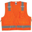 Picture of Ergodyne Glowear 8250Z High-Visibility Orange 2XL/3XL Polyester Mesh/Solid High-Visibility Vest (Main product image)