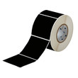 Picture of Brady Black Polyester Thermal Transfer THT-161-8591-1-BK Die-Cut Thermal Transfer Printer Label Roll (Main product image)