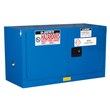 Picture of Justrite Sure-Grip EX Piggyback 17 gal Royal Blue Steel Hazardous Material Storage Cabinet (Main product image)