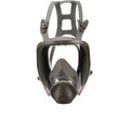 Picture of 3M 6000 Series 6800 Gray Medium Silicone/Thermoplastic Elastomer Full Mask Facepiece Respirator (Main product image)