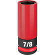Picture of Milwaukee SHOCKWAVE Impact Duty High Strength Forged Steel 1.300 in Lug Nut Wheel Socket 49-66-7812 (Main product image)