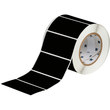 Picture of Brady Black Polyester Thermal Transfer THT-55-8591-1-BK Die-Cut Thermal Transfer Printer Label Roll (Main product image)