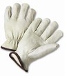 Picture of West Chester 9940KWT White Medium Grain Pigskin Leather Driver's Gloves (Main product image)