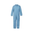 Picture of Global Glove FrogWear Blue L Self-Extinguishing Flame-Retardant Spunlace Self-Extinguishing Disposable Coveralls (Main product image)