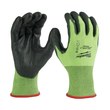 Picture of Milwaukee SMARTWIPE High Visibility Yellow/Black Medium Polyurethane Full Fingered Cut-Resistant Glove (Main product image)