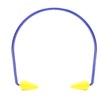 Picture of 3M E-A-R Caboflex 320-2001 Yellow Under Chin Silicone Rubber Tipped Foam Banded Cone Ear Plugs (Main product image)