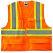 Picture of Ergodyne Glowear 8235ZX High-Visibility Orange Large/XL Polyester Solid High-Visibility Vest (Main product image)