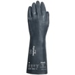 Picture of Ansell AlphaTec 53-003 Black 10 Neoprene Supported Full Fingered Chemical Handling Gloves (Main product image)