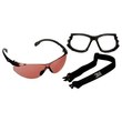 Picture of 3M Solus 1000 series S1523SGAF-KT Vermillion I/O Black Universal Polycarbonate Safety Glasses (Main product image)