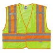 Picture of Ergodyne Glowear 8245PSV High-Visibility Lime Small/Medium Mesh/Solid High-Visibility Vest (Main product image)