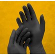 Picture of Adenna Dark Light Black Small Nitrile Powder Free Disposable General Purpose & Examination Gloves (Main product image)