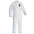 Picture of Ansell KleenGuard A45 White Medium Microporous Film Laminate Chemical-Resistant Coveralls (Main product image)