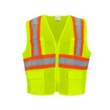 Picture of Global Glove FrogWear HV High-Visibility Yellow/Green & Orange 6XL Mesh Polyester High-Visibility Surveyor's Vest (Main product image)