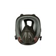 Picture of 3M 6000 Series 6800 Gray Medium Silicone/Thermoplastic Elastomer Full Mask Facepiece Respirator (Main product image)