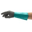 Picture of Ansell AlphaTec 58-535B Sea Green/Anthracite Grey 11 Nitrile Supported Chemical-Resistant Glove (Main product image)