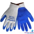 Picture of Global Glove Gripster 300 Blue/Gray 6 Cotton/Polyester Full Fingered Work Gloves (Main product image)