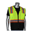 Picture of PIP 302-0650D Lime Yellow 4XL Polyester Mesh High-Visibility Vest (Main product image)