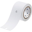 Picture of Brady White Vinyl Thermal Transfer J50-255-2551 Die-Cut Thermal Transfer Printer Label Roll (Main product image)