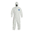 Picture of DuPont TY127S White 2XL Tyvek 400 Coveralls (Main product image)