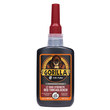A front facing close up photo of GorillaPro AT160 red long thread high strength threadlocker as sold by R.S. Hughes. (Main product image)