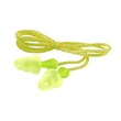 Picture of 3M Tri-Flange P3001 Clear Universal Elastomeric Polymer Reusable Corded Triple-Flange Ear Plugs (Main product image)