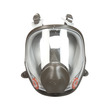 Picture of 3M 6000 Series 6700 Gray Small Silicone/Thermoplastic Elastomer Full Mask Facepiece Respirator (Main product image)