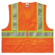 Picture of Ergodyne Glowear 8235ZX High-Visibility Orange Large/XL Polyester Solid High-Visibility Vest (Main product image)