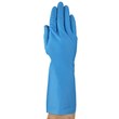 Picture of Ansell AlphaTec 37-210 Blue 8 Nitrile Unsupported Chemical-Resistant Glove (Main product image)