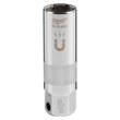 Picture of Milwaukee Deep Length Chrome Vanadium Steel 2.68 in Magnetic Spark Plug Socket 48-22-9552 (Main product image)
