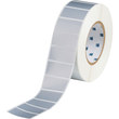 Picture of Brady Silver Tamper-Evident Metallized Vinyl Thermal Transfer THT-17-362-3 Die-Cut Thermal Transfer Printer Label Rolls (Main product image)