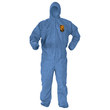 Picture of Kimberly-Clark Kleenguard A60 Blue 4XL Disposable Chemical-Resistant Coveralls (Main product image)