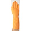 Picture of Ansell AlphaTec 87-370 Orange 9.5 Latex Unsupported Chemical-Resistant Gloves (Main product image)