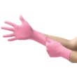 Picture of Ansell Micro-Touch Nitrafree 313016 Pink Medium Nitrile Powder Free Full Fingered Disposable Gloves (Main product image)
