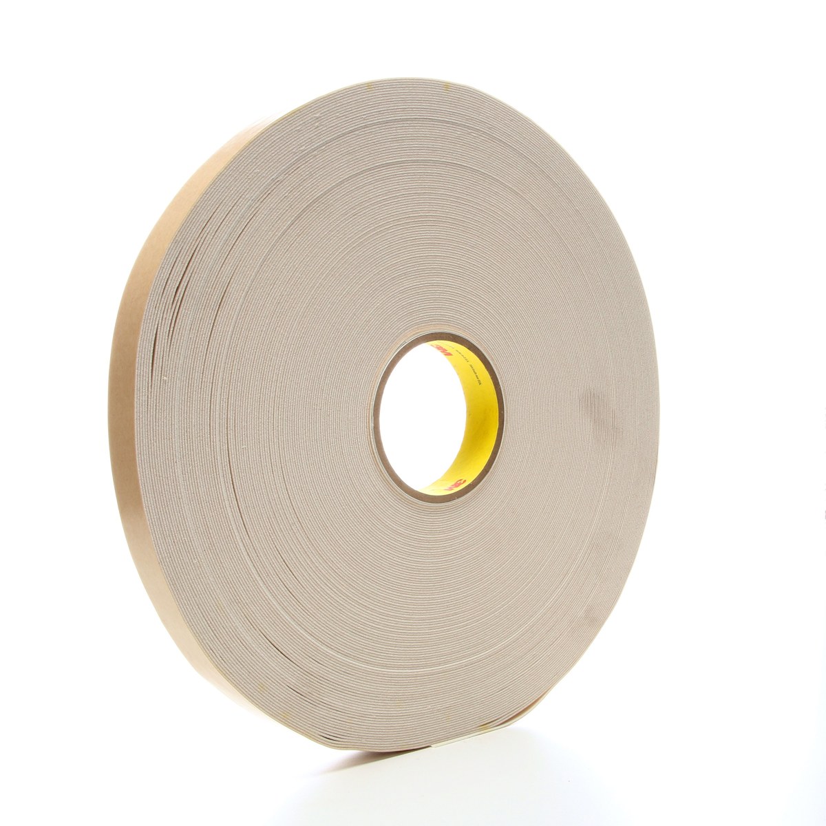 3M 4085 Off-White Double Coated Foam Tape - 1 in Width x 72 yd Length - 3/64 in Thick - 17662