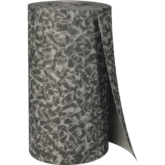 Brady BattleMat Gray 53 gal Absorbent Roll BM30 - 30 in Width - 150 ft Length