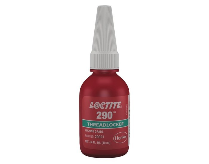 Loctite 290 Threadlocker Green Liquid 10 ml Bottle - Wicking Grade - 29021