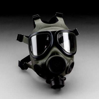 3M Full Mask Facepiece 76729 - Size Medium - Black