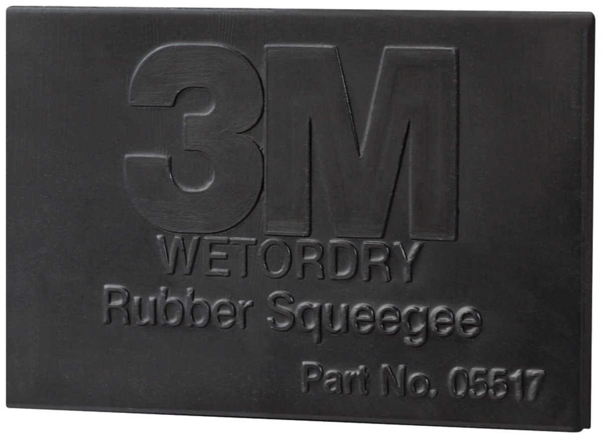 3M Wetordry Rubber Squeegee - 2 x 3 in - 05518