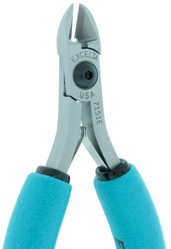 Excelta Five Star 7151E Flush Cutting Plier - Carbon Steel - 6 in - EXCELTA 7151E