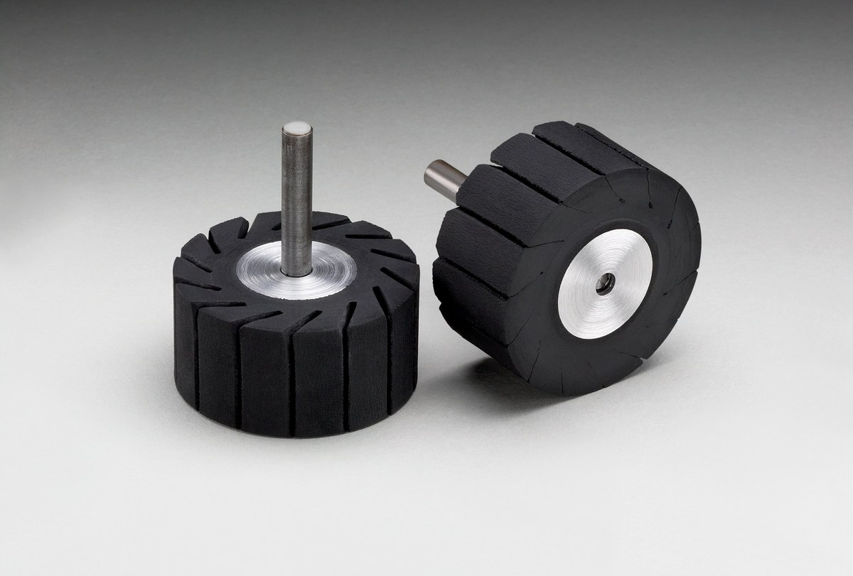 3M 2 in dia x 1 in width - Rubber Slotted Expander Wheel - 77720