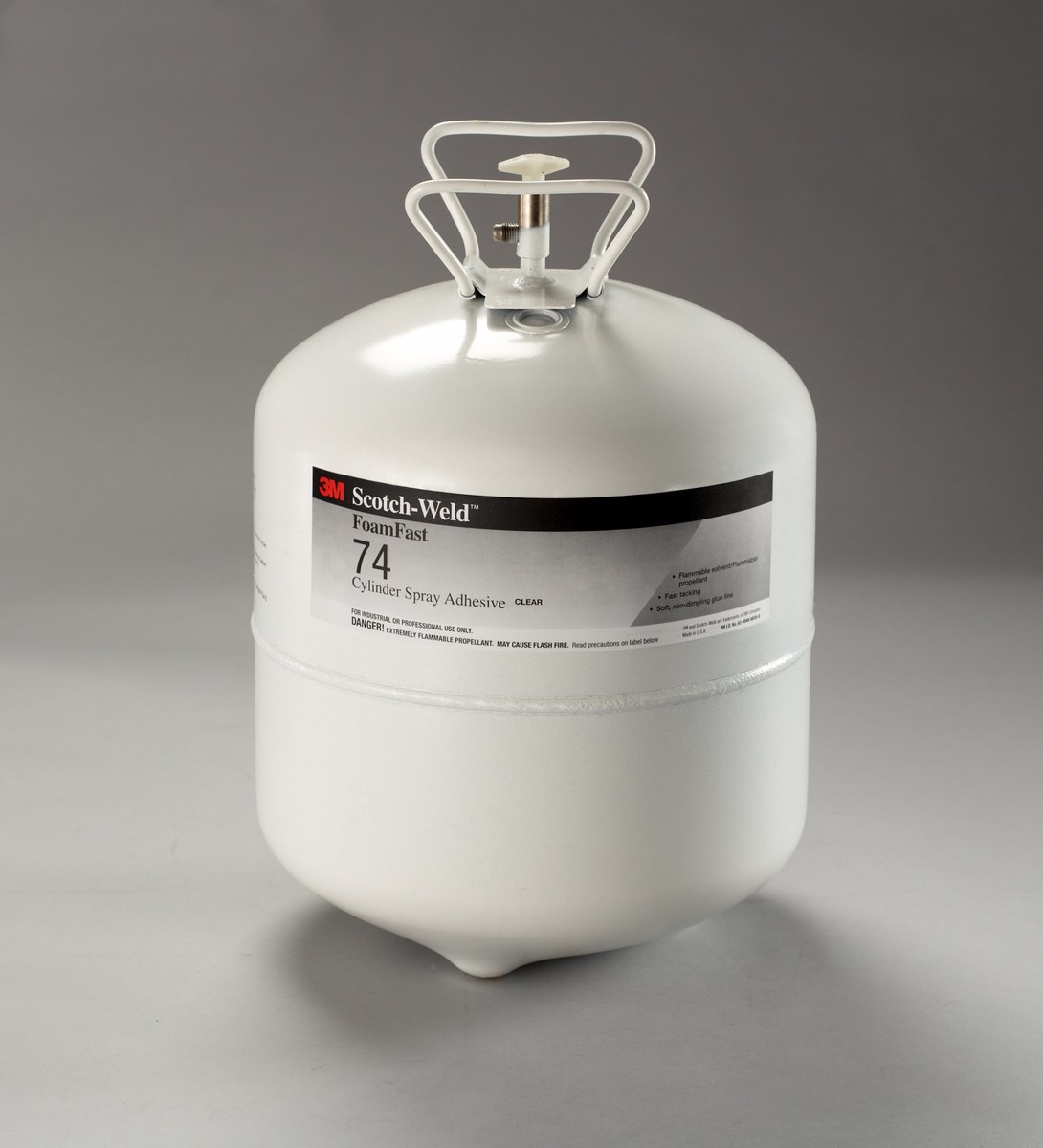 3M 7010330393 Spray Adhesive Clear Foam 28.8 lb Cylinder - 49919